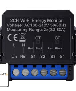 Avatto WiFi WPM16-2 smart bi-directional energy meter