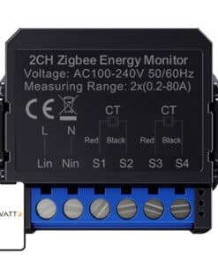 Avatto ZigBee viedais divvirzienu enerģijas skaitītājs ZWPM16-2