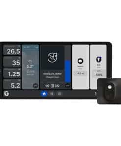 Dual Control Panel Shelly sienas displejs X2 WiFi/BLU (melns) + BLU H&T