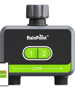 RainPoint 2 zonu apūdeņošanas kontrolieris ar lietotni