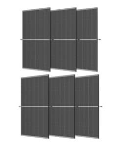 Set of 6x Trina 510W photovoltaic panel.