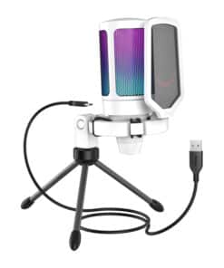 Fifine A6VW condenser gaming microphone (white)
