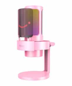 Fifine A8P condenser microphone with stand (pink)