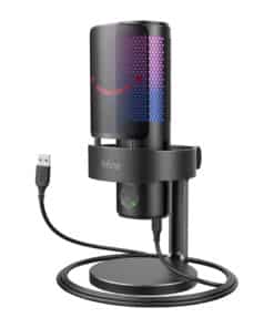 Fifine A9 studio microphone with stand (black)
