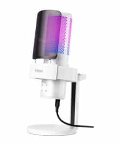 Fifine A9W studio microphone with stand (white)