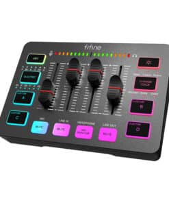 Fifine SC3 audio mixer (black)