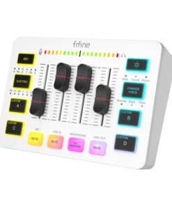 Fifine SC3W audio mixer (white)