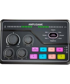 Fifine SC8 RGB gaming mixer (black)