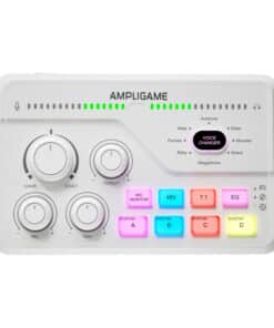Fifine SC8W RGB gaming mixer (white)