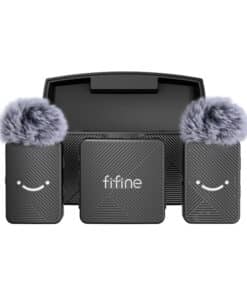 Fifine M9 tie microphone set (black)