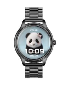 COLMI L28 Smart Watch (black + black steel strap)