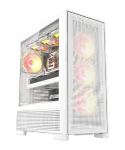DarkFlash AIRNOVA datora korpuss (balts) + 3 ventilatori