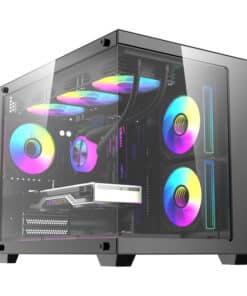 DarkFlash B275 PRO computer case (black) + 6 fans