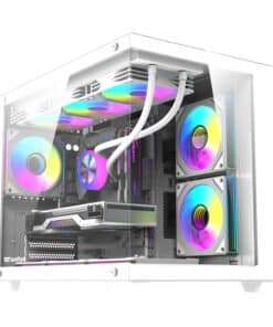 DarkFlash B275 PRO computer case (white) + 6 fans
