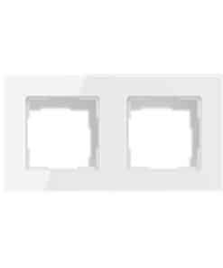 Avatto 2 Socket TS20 light switch frame (white)