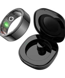 COLMI R02 Smart Ring, size 8, 18.1 mm (black) + charging case