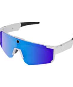 Colmi V06 AI White Sports Sunglasses (with blue lenses)