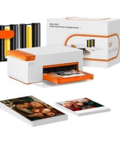 Liene Amber M110 4x6" Portable Photo Printer with 60 sheets of 4x6" photo paper