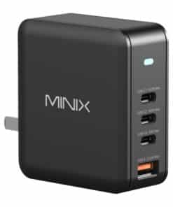 Minix P165 GaN Wall Charger with 3x USB-C and 1x USB-A Ports